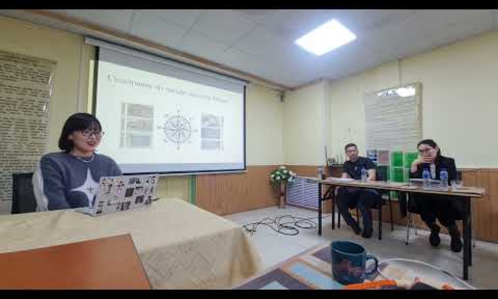 Оюутан судлаач Ё. Адъяалхам судалгааныхаа ажлын тайланг хэлэлцүүллээ