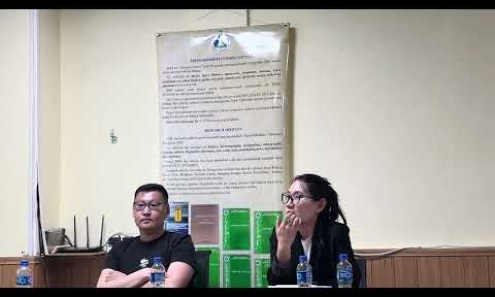 Оюутан судлаач Ш. Ундрах-Эрдэнэ судалгааныхаа ажлын тайланг хэлэлцүүллээ