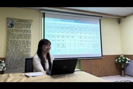 Оюутан судлаач Ү. Солонго судалгааныхаа ажлын тайланг хэлэлцүүллээ