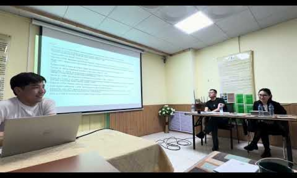 Оюутан судлаач Э. Баатар судалгааныхаа ажлын тайланг хэлэлцүүллээ