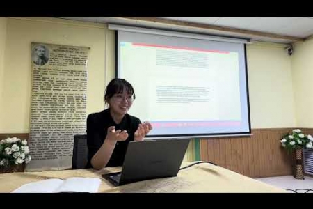 Оюутан судлаач Б. Шүрэнцэцэг судалгааныхаа ажлын тайланг хэлэлцүүллээ